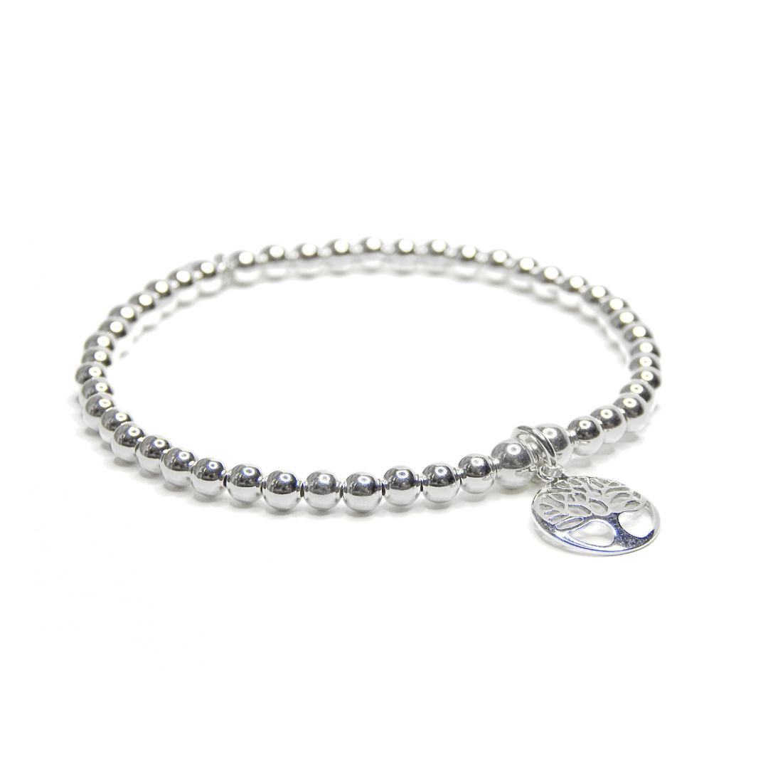 Little Grey Moon Silver Circle Tree of Life Bracelet - MococoLittle Grey Moon100027Bracelets