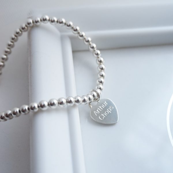 Little Grey Moon Silver Engravable Heart Bracelet - MococoLittle Grey Moon100439/WEBBracelets