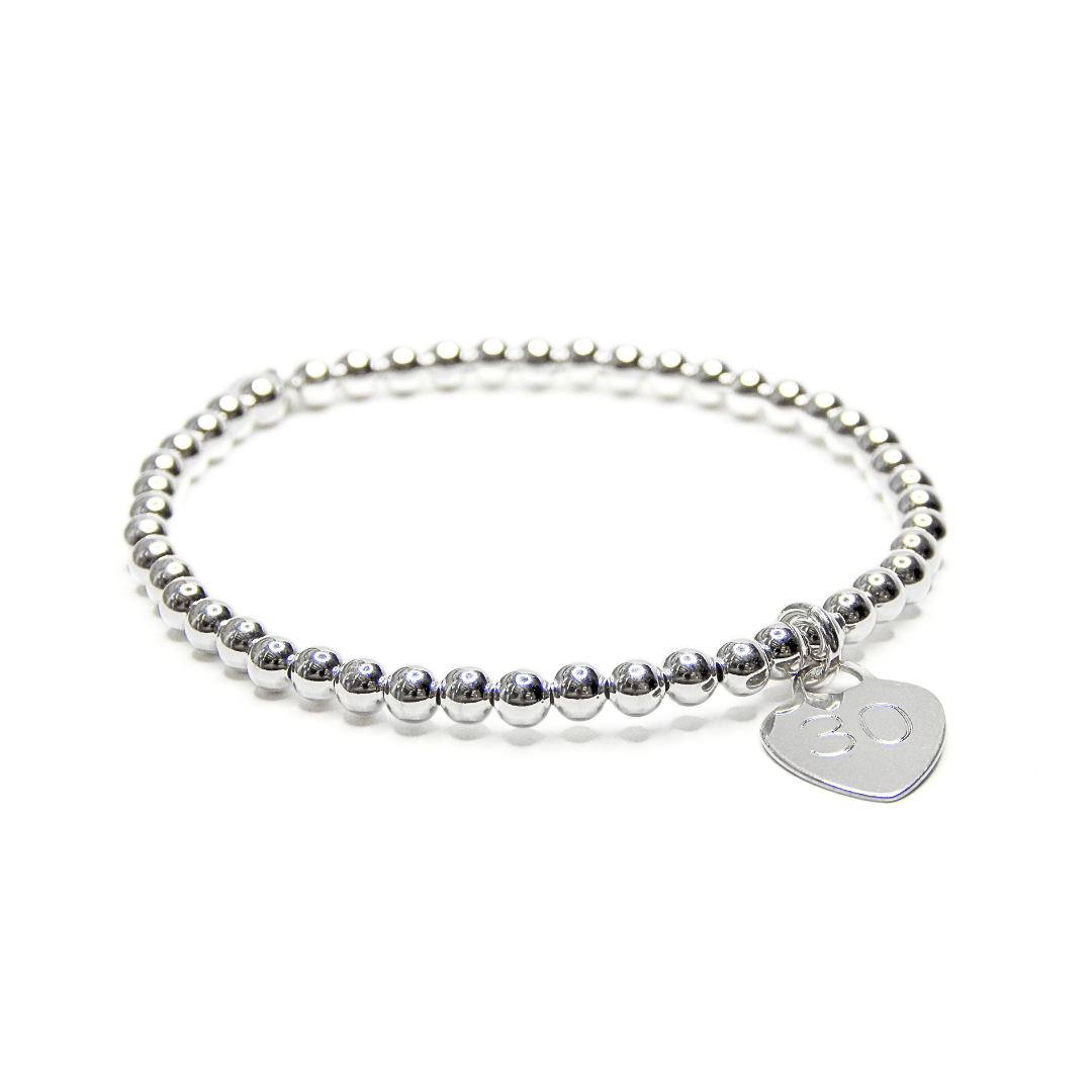 Little Grey Moon Silver Engravable Heart Bracelet - MococoLittle Grey Moon100439/WEBBracelets