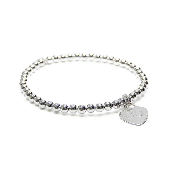 Little Grey Moon Silver Engravable Heart Bracelet - MococoLittle Grey Moon100439/WEBBracelets