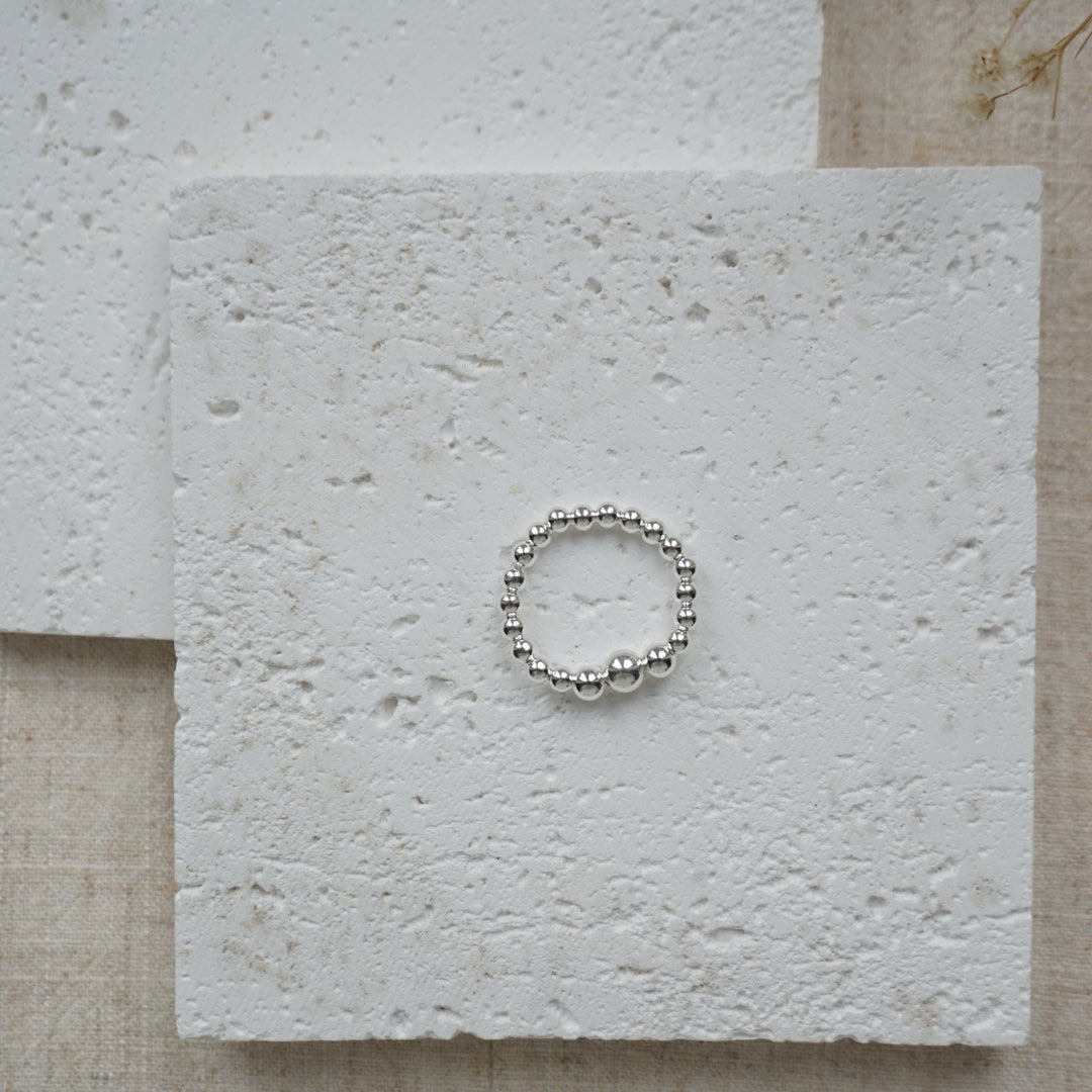Little Grey Moon Silver Plain Ring - MococoLittle Grey Moon100080Rings