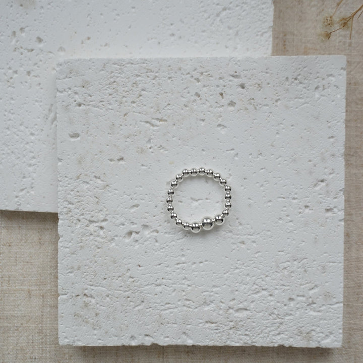 Little Grey Moon Silver Plain Ring - MococoLittle Grey Moon100080Rings