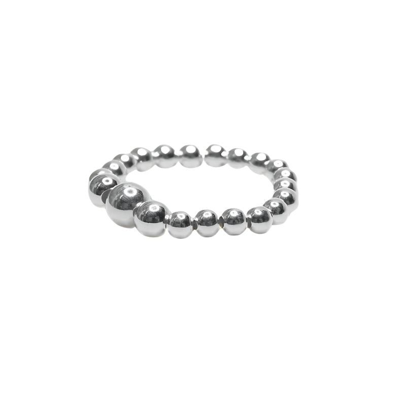Little Grey Moon Silver Plain Ring - MococoLittle Grey Moon100080Rings