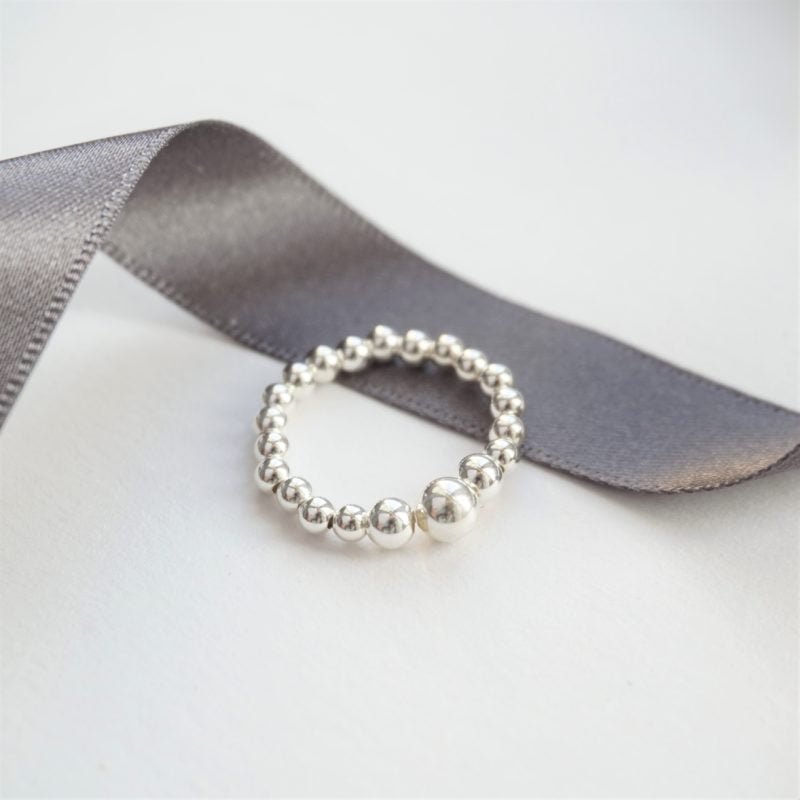 Little Grey Moon Silver Plain Ring - MococoLittle Grey Moon100080Rings