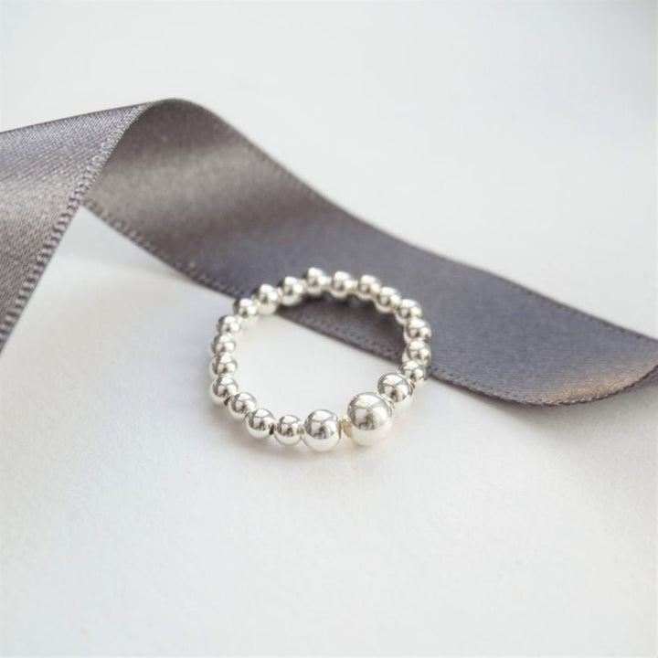 Little Grey Moon Silver Plain Ring - MococoLittle Grey Moon100080Rings