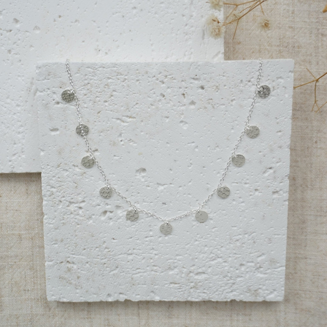 Little Grey Moon Silver Solar Necklace - MococoLittle Grey Moon100533Necklaces