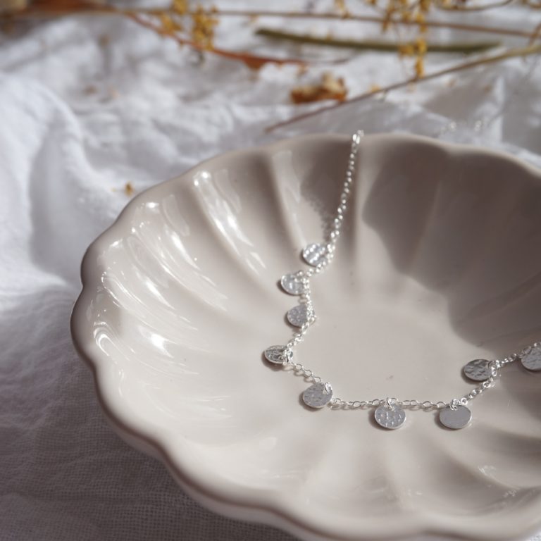 Little Grey Moon Silver Solar Necklace - MococoLittle Grey Moon100533Necklaces