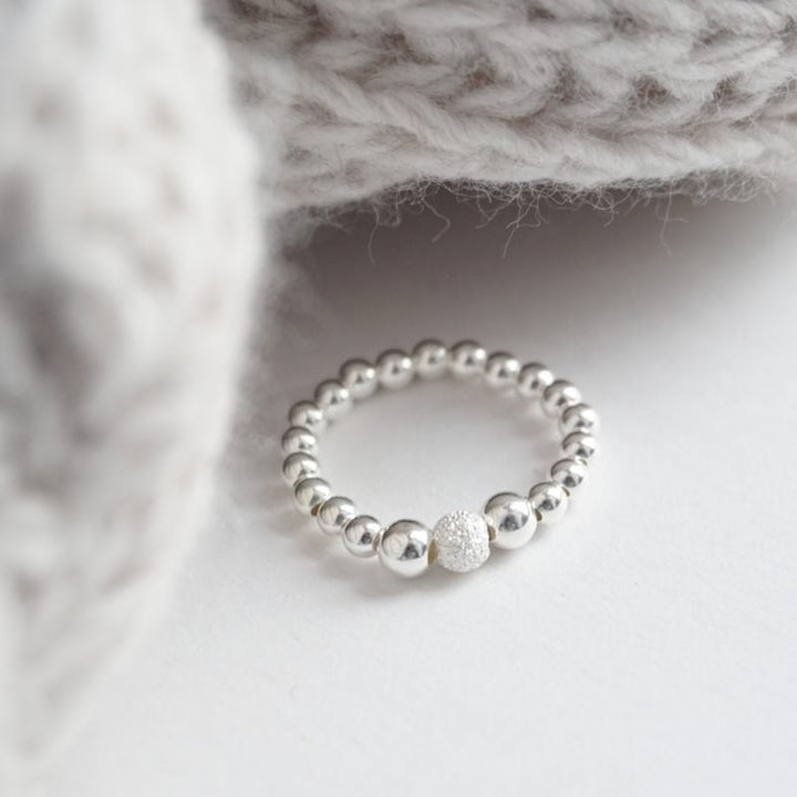 Little Grey Moon Silver Stardust Ring - MococoLittle Grey Moon100160Rings