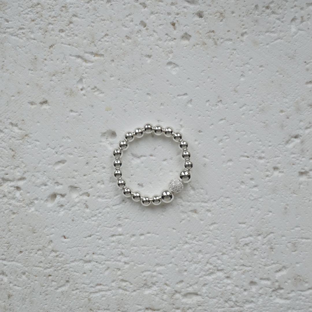 Little Grey Moon Silver Stardust Ring - MococoLittle Grey Moon100160Rings