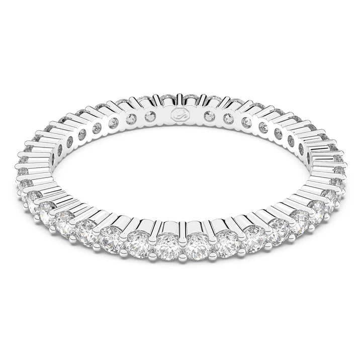 Swarovski Silver Matrix Vittore Round Cut Band Ring