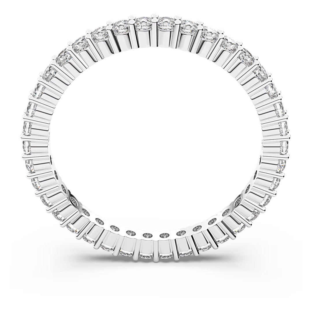 Swarovski Silver Matrix Vittore Round Cut Band Ring