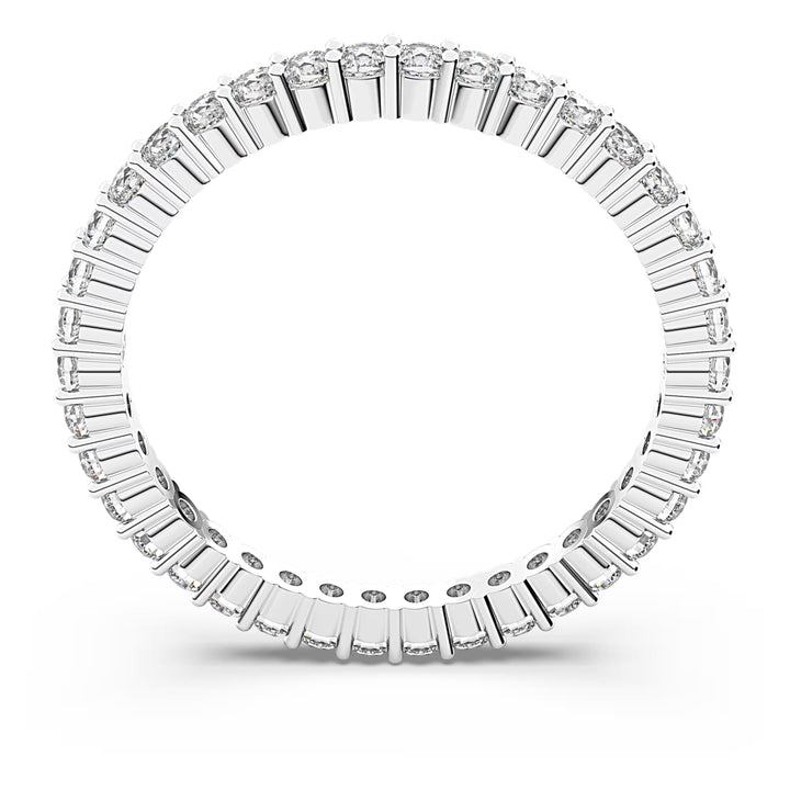 Swarovski Silver Matrix Vittore Round Cut Band Ring