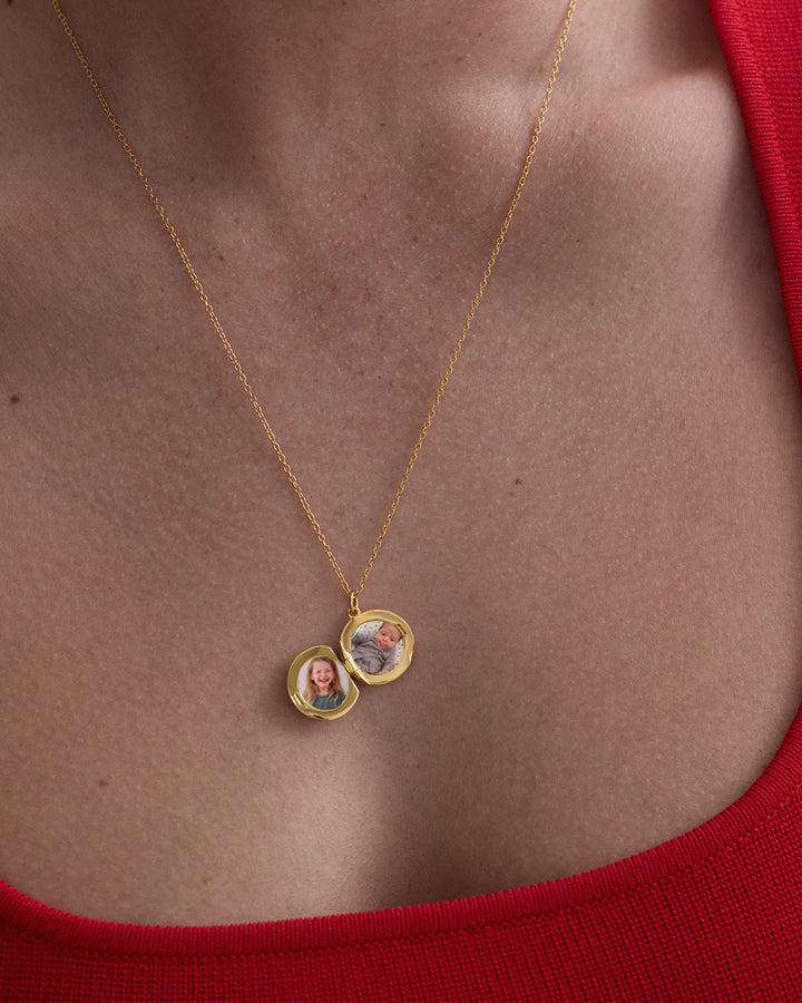 Astley Clarke Biography Midi Locket Necklace 18k Gold Plated