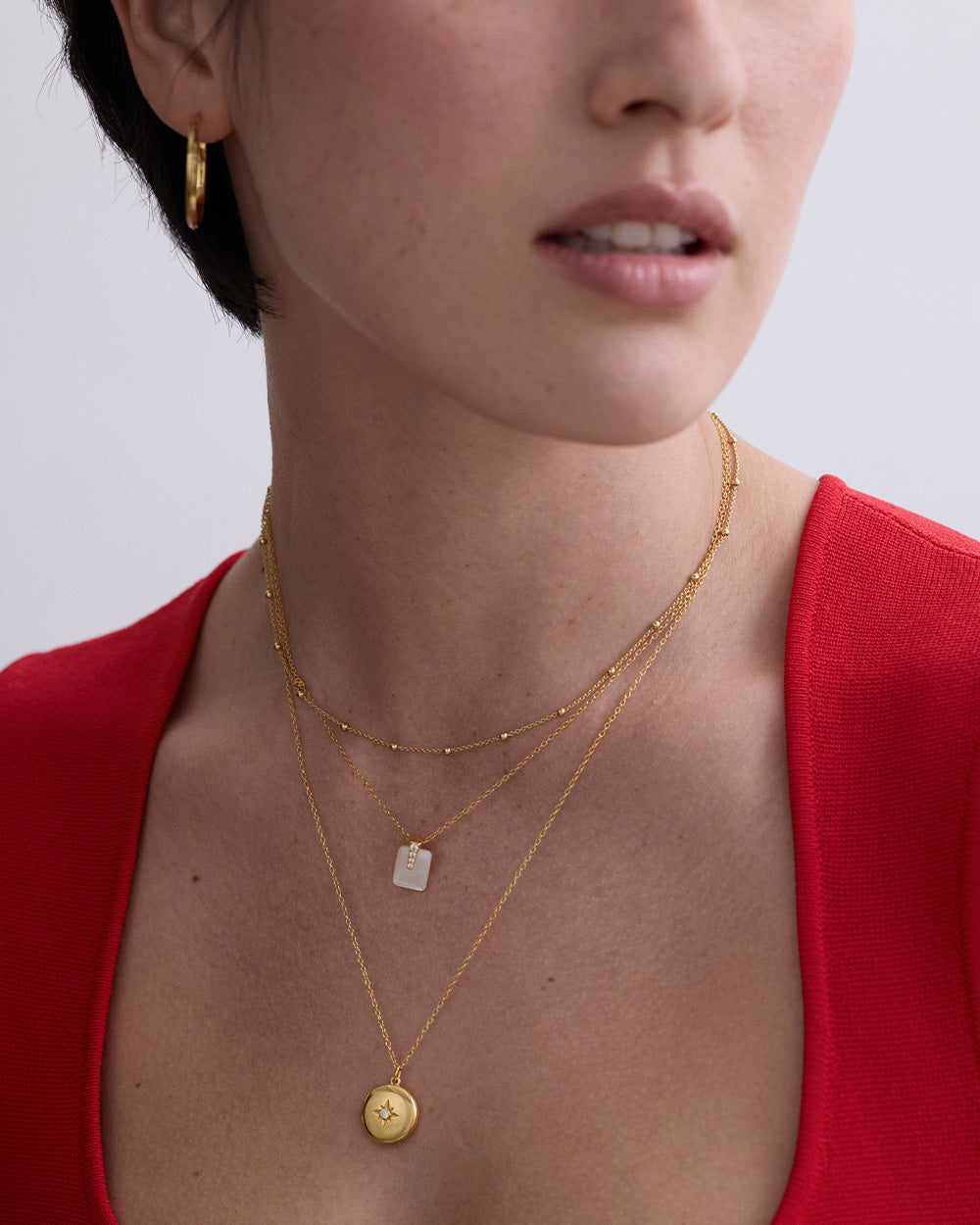 Astley Clarke Biography Midi Locket Necklace 18k Gold Plated