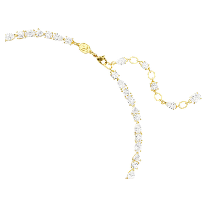 Swarovski Gold Mesmera Mixed Cut Necklace