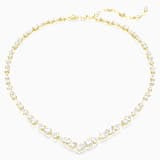 Swarovski Mesmera Mixed Cut Necklace 18K Gold Finish