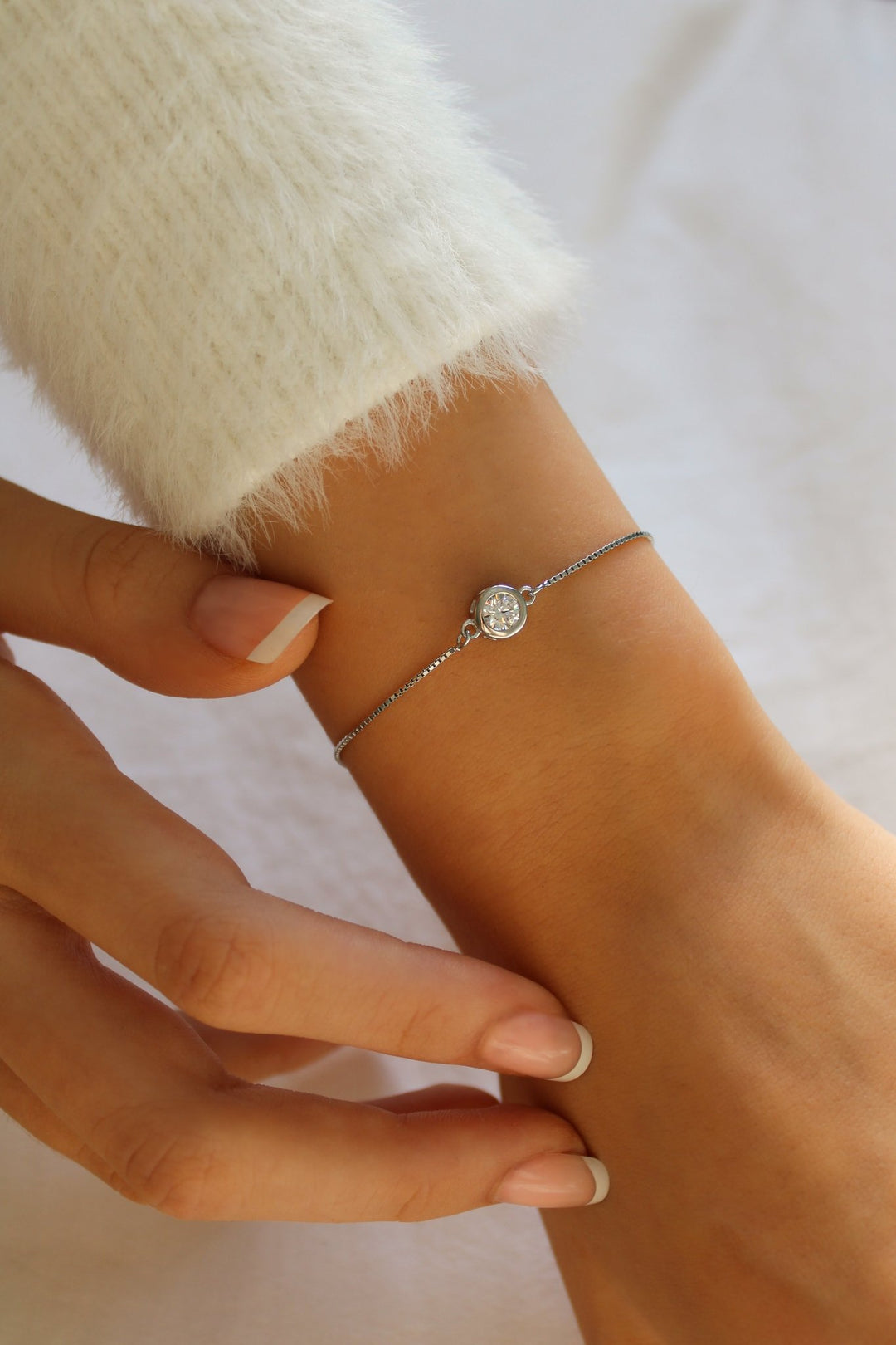 Mococo Dainty Sparkle CZ Bracelet - MococoMococoMOCFG25Add On