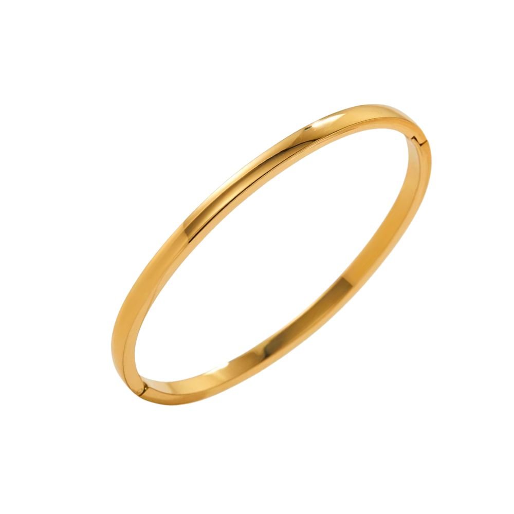 Mococo Essentials Gold Classic Bangle - MococoMococoMOCEGBAN02Bracelet