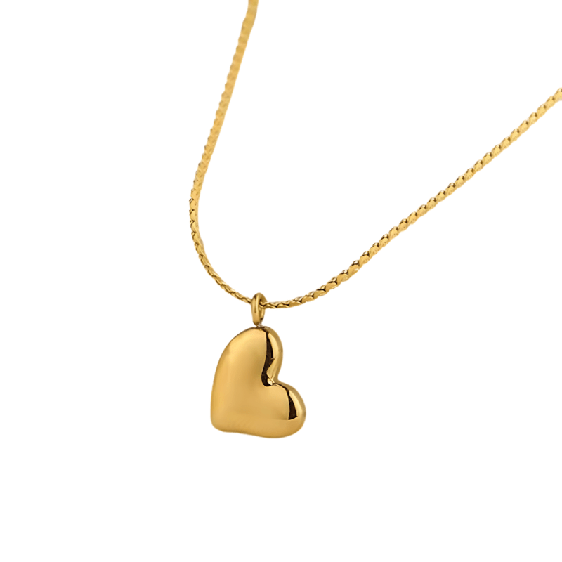 Mococo Essentials Gold Dainty Heart Necklace - MococoMococoMOCEGN003Necklaces