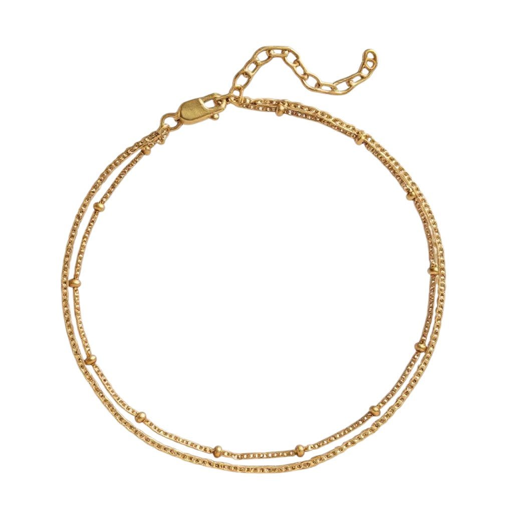 Mococo Essentials Gold Double Anklet - MococoMococoMOCEGA002Anklets