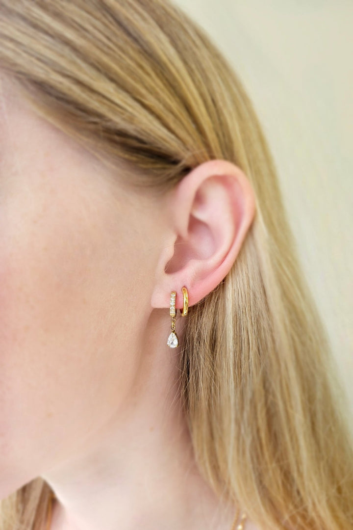 Mococo Essentials Gold Droplet Earrings - MococoMococoMOCEGE001Earrings