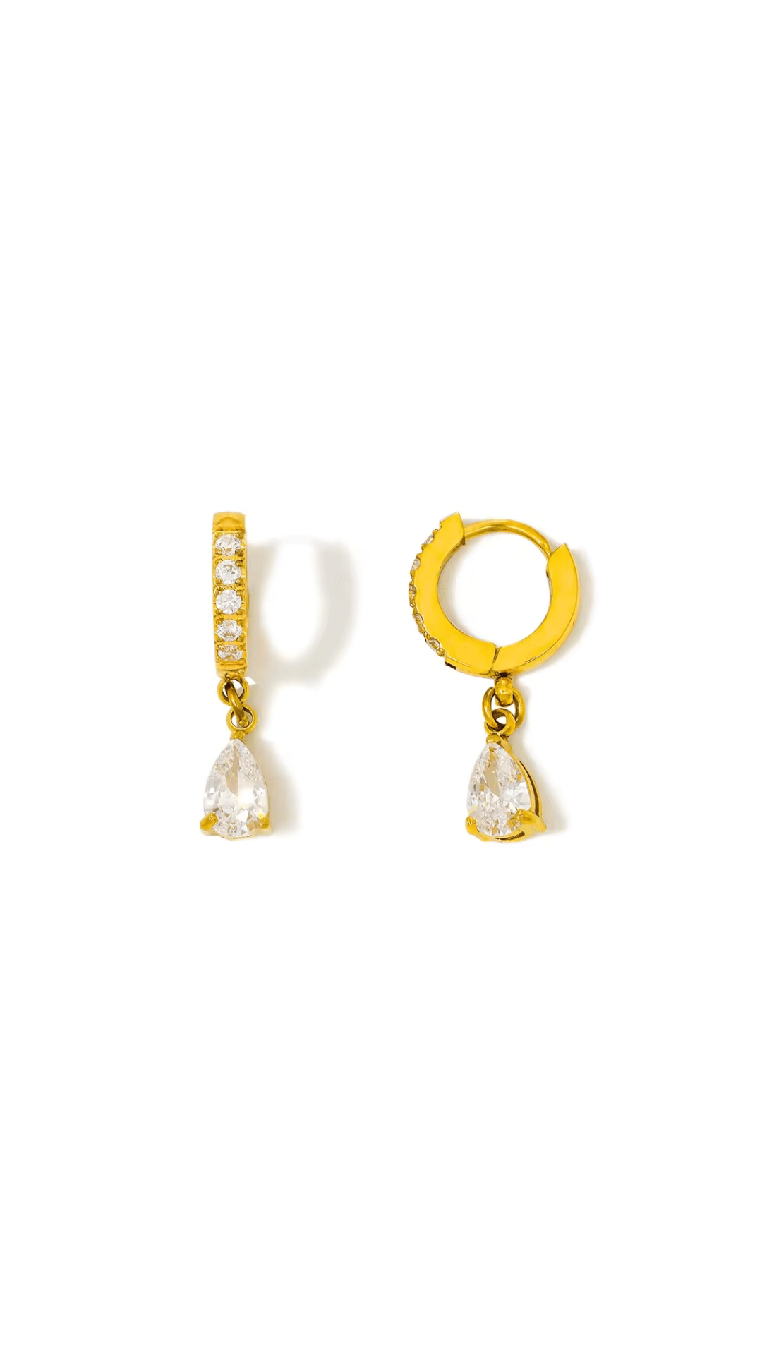 Mococo Essentials Gold Droplet Earrings - MococoMococoMOCEGE001Earrings