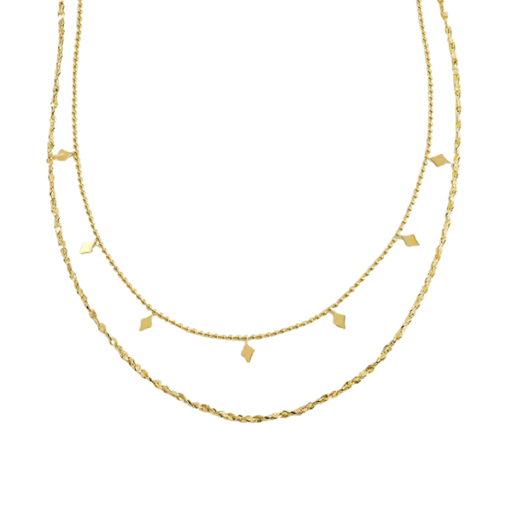 Mococo Essentials Gold Layered Necklace - MococoMococoMOCEGN005Necklaces