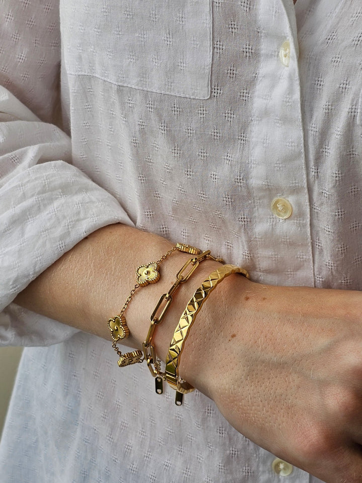 Mococo Essentials Gold Link Bracelet - MococoMococoMOCEGB006Bracelets