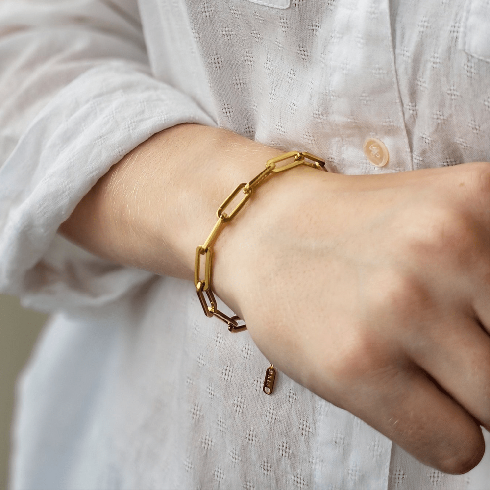 Mococo Essentials Gold Link Bracelet - MococoMococoMOCEGB006Bracelets