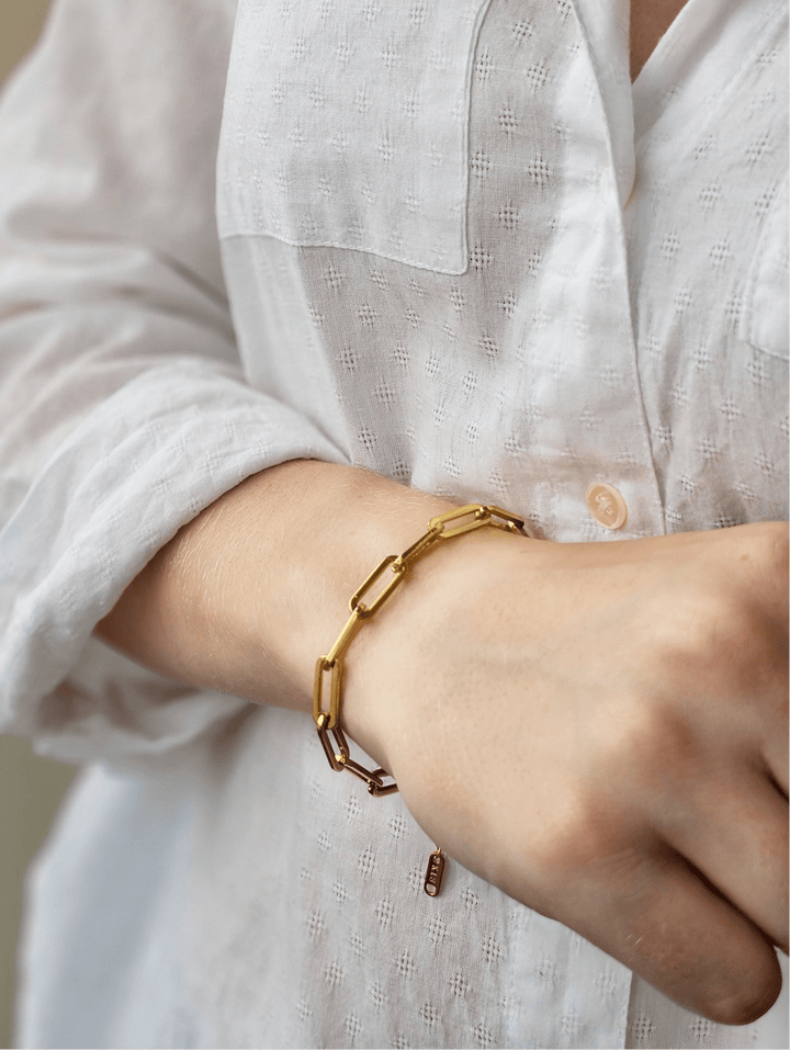 Mococo Essentials Gold Link Bracelet - MococoMococoMOCEGB006Bracelets