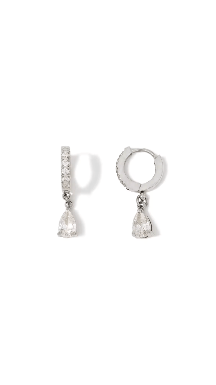 Mococo Essentials Silver Droplet Earrings - MococoMococoMOCESE001Earrings