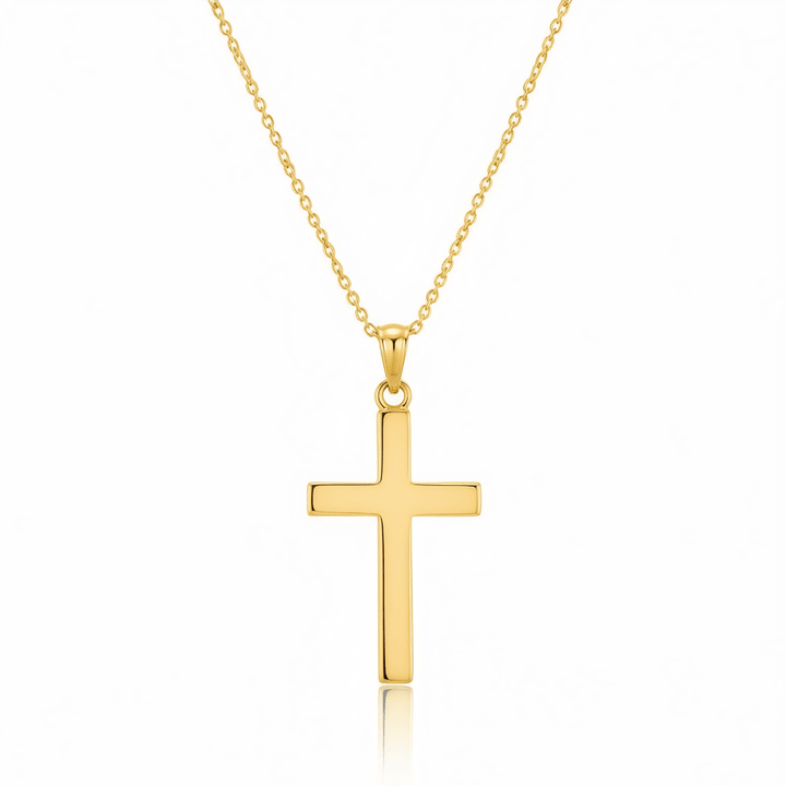 Mococo Fine 9ct Solid Gold Cross Necklace - MococoMococo GoldMOCSG001Necklaces