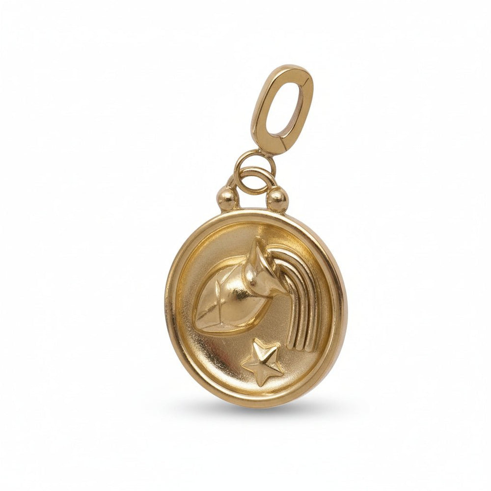 Mococo Gold Aquarius Clip-On Charm - MococoMococoMOCCH0065Charms