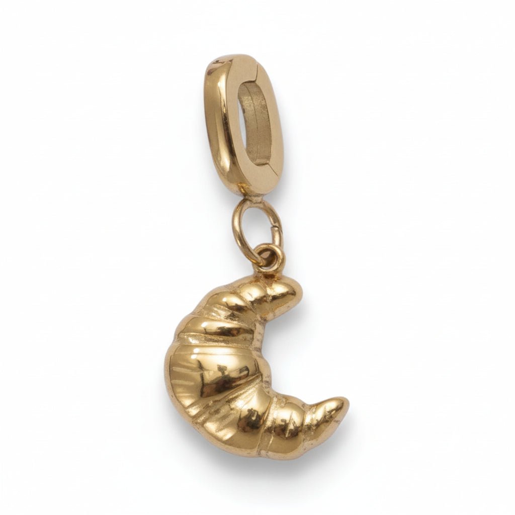 Mococo Gold Breakfast Croissant Charm - MococoMococoMOCCH0032Charms