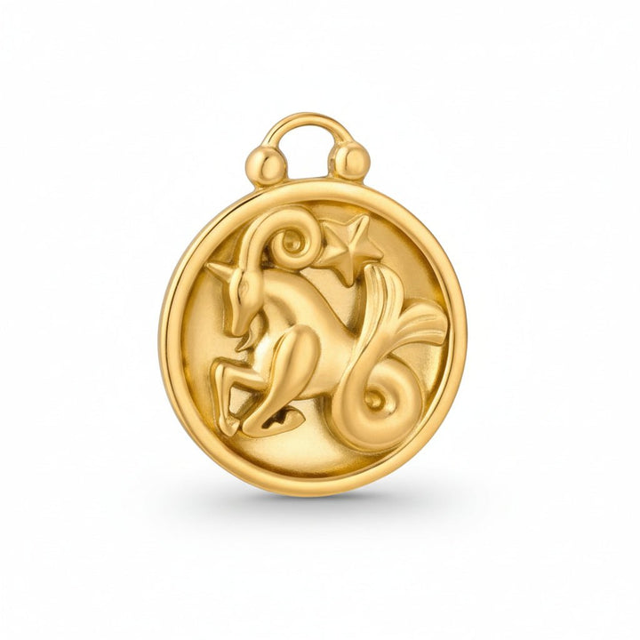 Mococo Gold Capricorn Clip-On Charm - MococoMococoMOCCH0064Charms