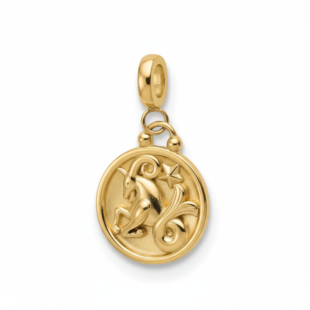 Mococo Gold Capricorn Clip-On Charm - MococoMococoMOCCH0064Charms