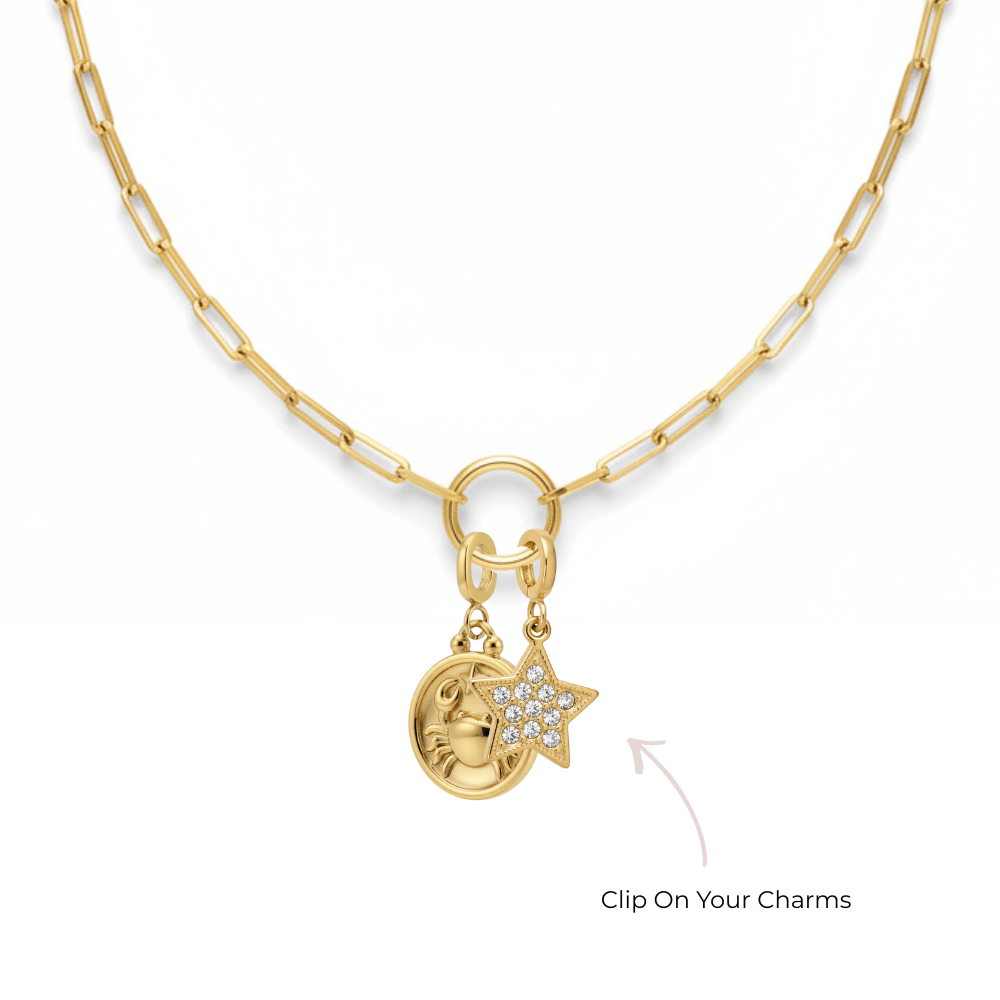 Mococo Gold Charm Carrier Necklace - MococoMococoMOCCAR0003Necklaces