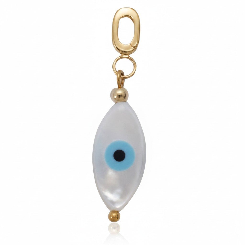 Mococo Gold Evil Eye Protection Clip-On Charm - MococoMococoMOCCH0013Charms