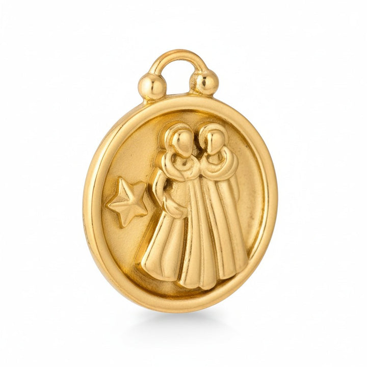 Mococo Gold Gemini Clip-On Charm - MococoMococoMOCCH0057Charms