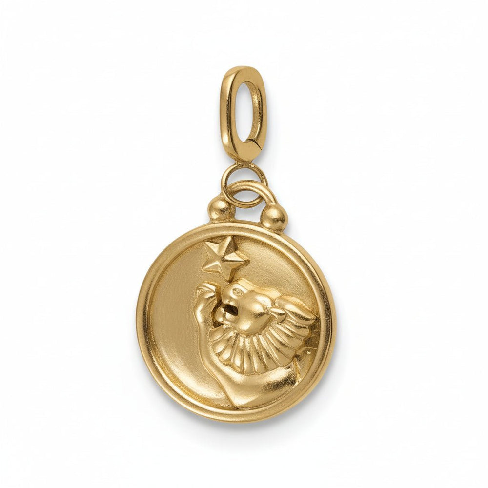 Mococo Gold Leo Clip-On Charm - MococoMococoMOCCH0059Charms