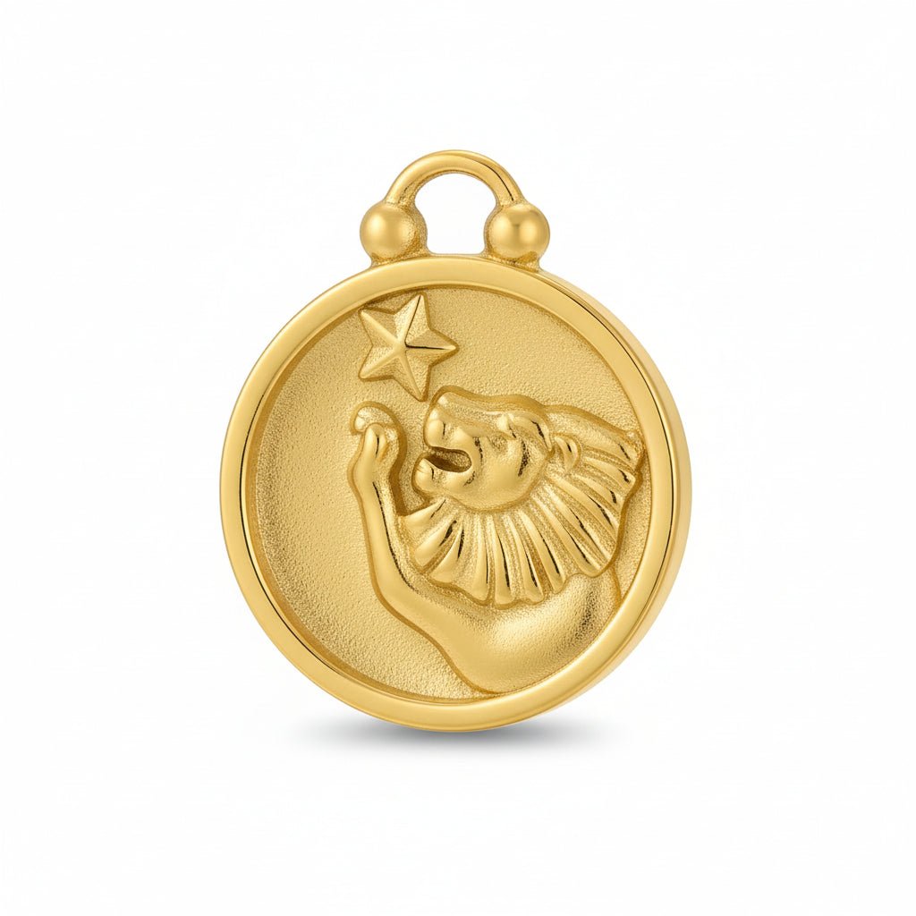 Mococo Gold Leo Clip-On Charm - MococoMococoMOCCH0059Charms
