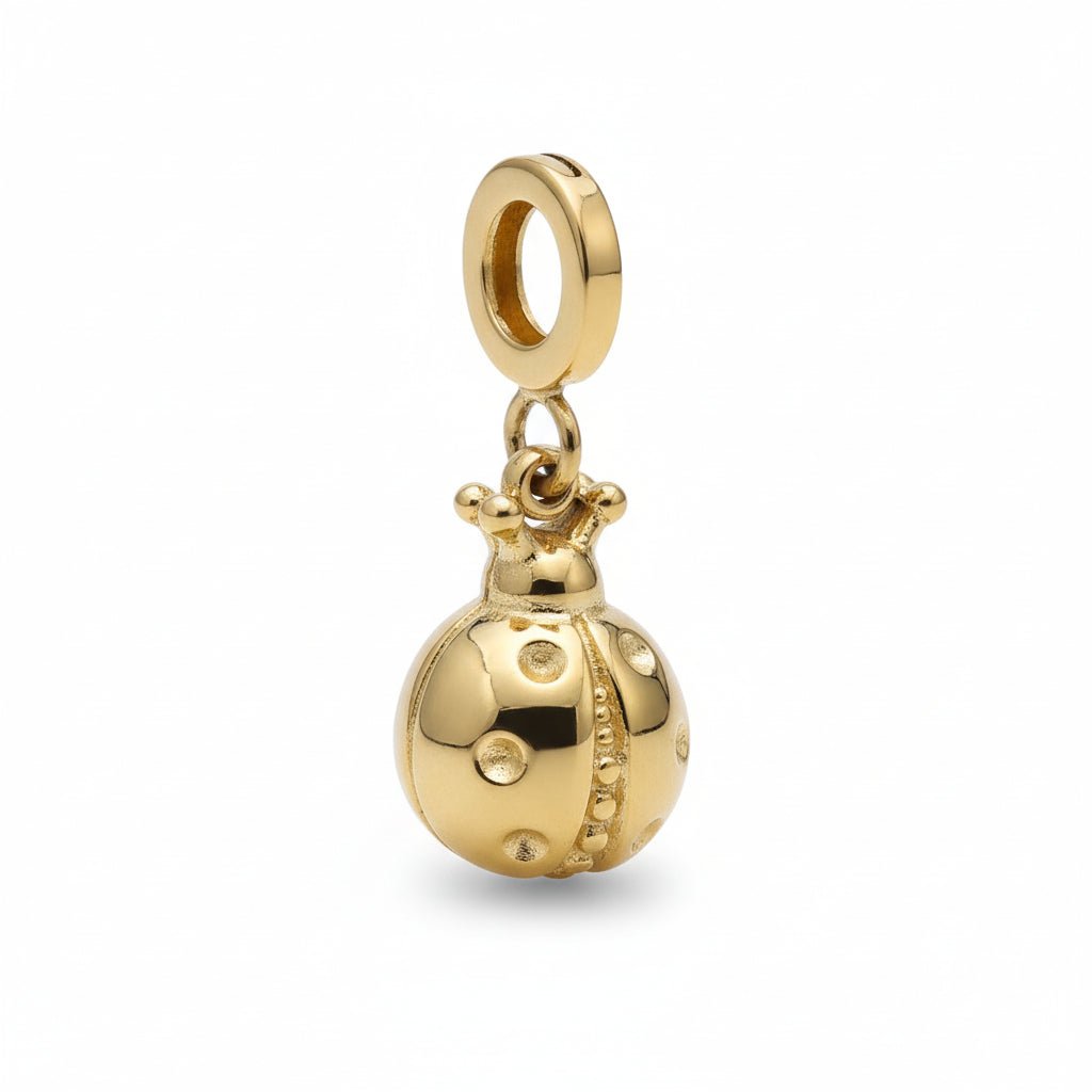 Mococo Gold Lovebug Ladybird Clip-On Charm - MococoMococoMOCCH0046Charms