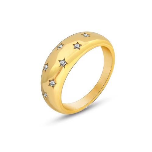 Mococo Gold Multi Star Ring - MococoMococoMOCEGR023Rings