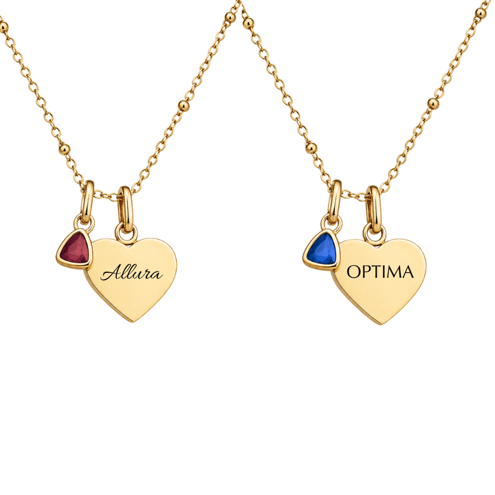 Mococo Gold Personalised Circle Charm Necklace - MococoMococoMOCGOLHCHARMNecklaces