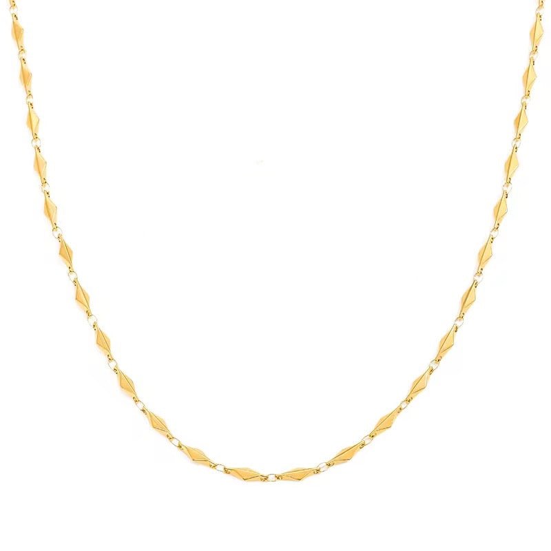 Mococo Gold Prism Necklace - MococoMococoMOCEGN014Necklaces