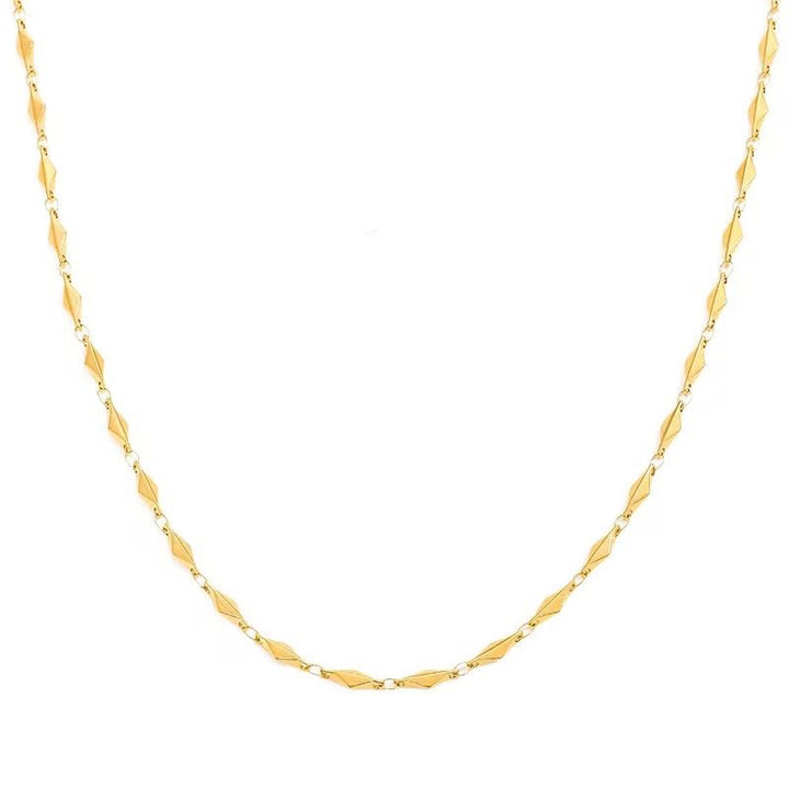 Mococo Gold Prism Necklace - MococoMococoMOCEGN014Necklaces