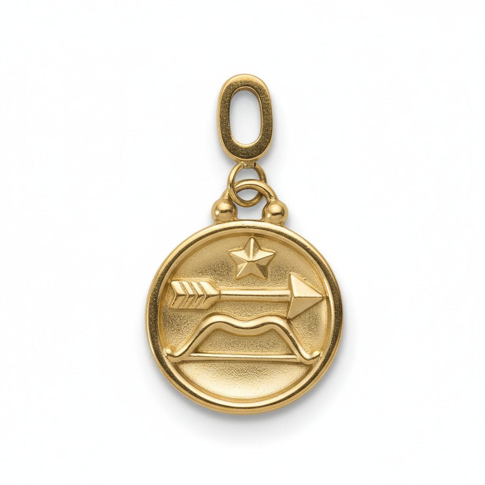 Mococo Gold Sagittarius Clip-On Charm - MococoMococoMOCCH0063Charms