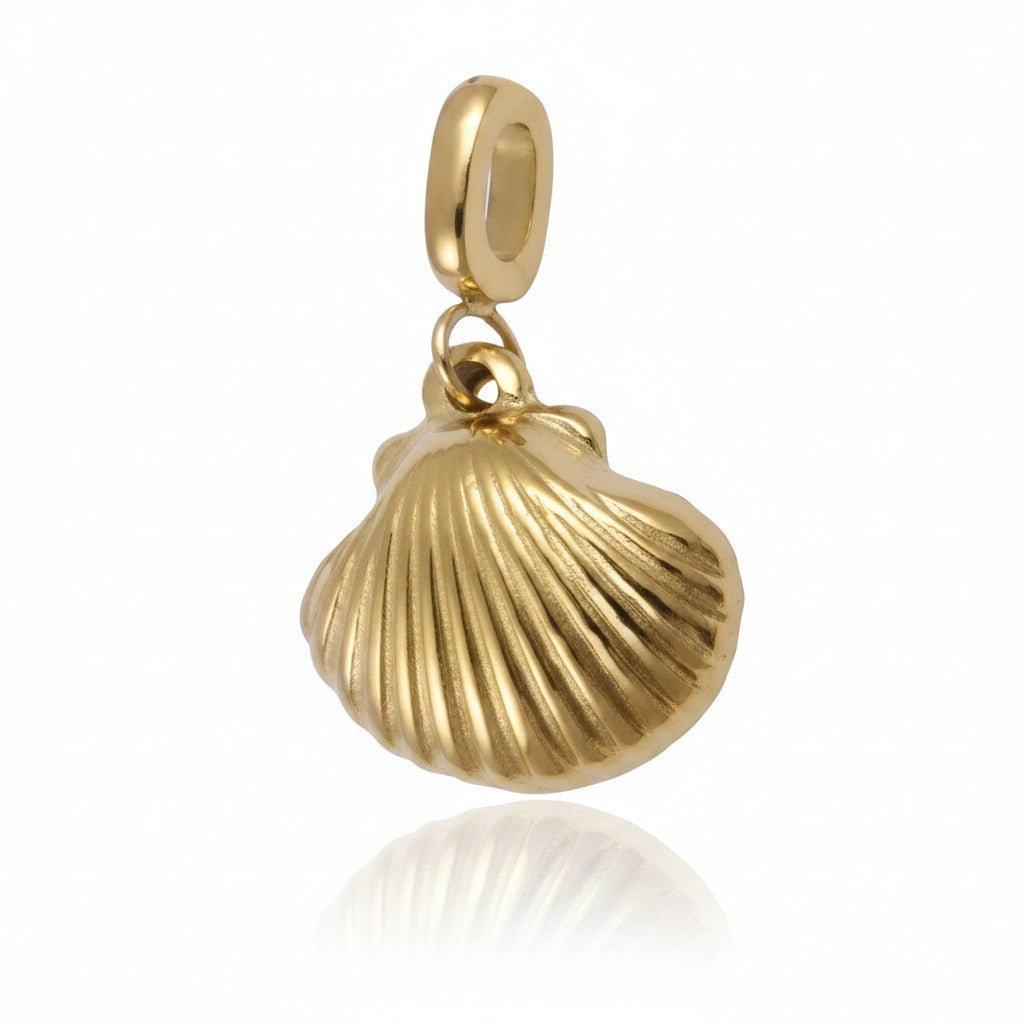 Mococo Gold Shell Clip-On Charm - MococoMococoMOCCH0001Charms