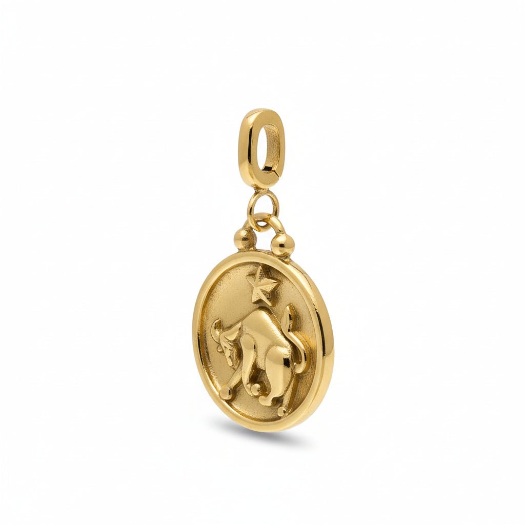 Mococo Gold Taurus Clip-On Charm - MococoMococoMOCCH0056Charms