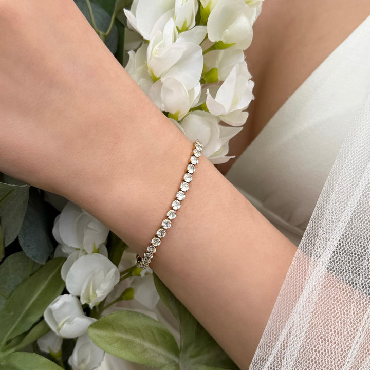 Mococo Gold Tennis Bracelet - MococoMococoMOCETENG01Bracelets